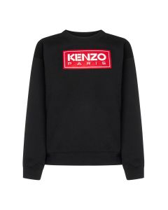Kenzo Drop Shoulder Logo Printed Sweatshirt