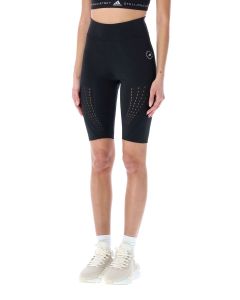 Adidas By Stella McCartney Logo Printed Bike Shorts