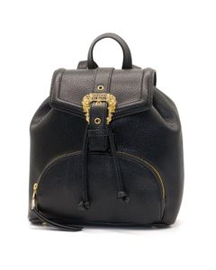 Versace Jeans Couture Barocco-Buckle Backpack