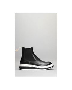 Chelsea Boot Ankle Boots In Black Leather