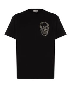 Alexander McQueen Skull Detailed Crewneck T-Shirt
