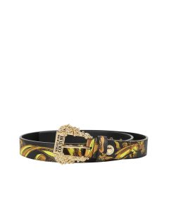 Versace Jeans Couture Printed Buckle Belt