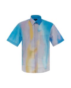 Fendi Tie-Dyed Short-Sleeved Shirt