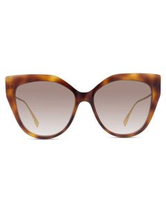 Fendi Eyewear Butterfly Frame Sunglasses