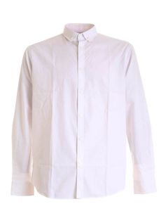 Maxi label shirt in white