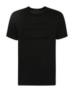 The Dolce&gabbana T-shirt Is Characterized By The Classic Silhouette And The Tone-on-tone Logo In Relief