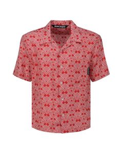 Palm Angels Monogram Printed Buttoned Shirt