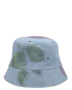 Sunnei Faded Flower Denim Bucket Hat