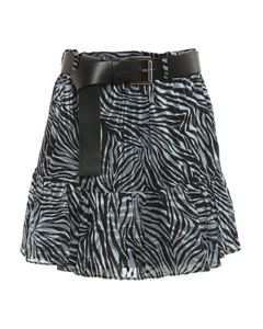 Zebra print skirt