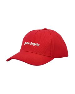 Palm Angels Classic Logo Detailed Baseball Hat