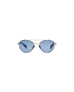 Brigade-iv - Silver/blue Swirl Sunglasses