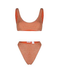 Orange Lumiere Bra 90s Bikini