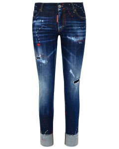 Dsquared2 Distressed Skinny Fit Jeans