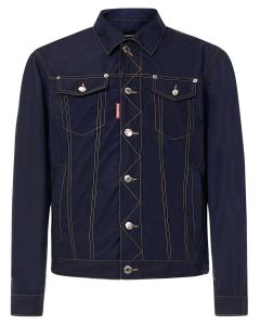 Dsquared2 Logo Patch Button Fastening Jacket