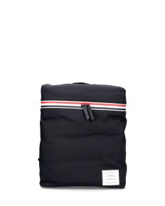 Thom Browne Stripe Detail Zipped Backpack