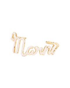 Marni Logo Lettering Cuff Bracelet