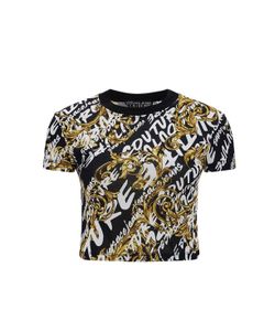 Versace Jeans Couture Garland Printed Cropped T-Shirt
