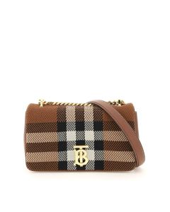 Burberry Small Knitted Check Lola Bag