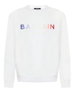 Balmain Logo Printed Crewneck Sweatshirt