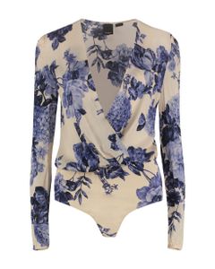 Barberino Floral Print Bodysuit-blouse