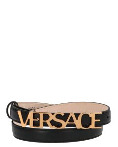 Versace Logo Plaque Buckle Belt