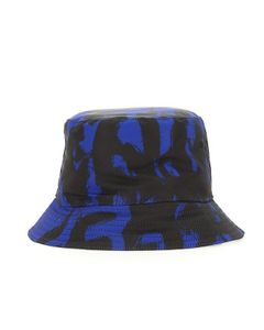 Alexander McQueen Painterly-Printed Wide Brim Bucket Hat