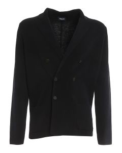 Cotton double-breasted blazer