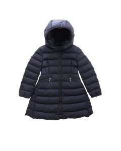 Charpal long down jacket in blue