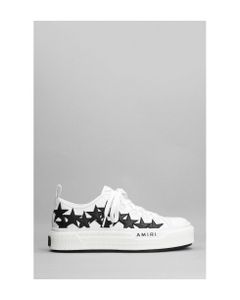 Stars Court Low Sneakers In White Canvas