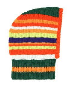 Dsquared2 Logo Detail Striped Knit Hat