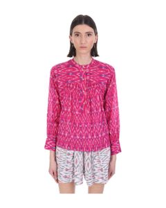 Lally Blouse In Fuxia Cotton