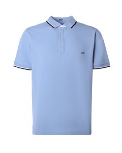 Fay Logo Embroidered Short-Sleeved Polo Shirt