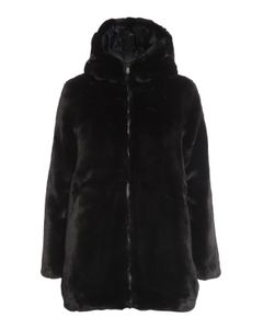 Faux fur reversible padded coat