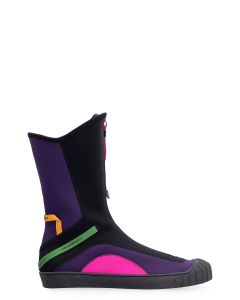 Emporio Armani Fantasia Color-Block Zipped Boots