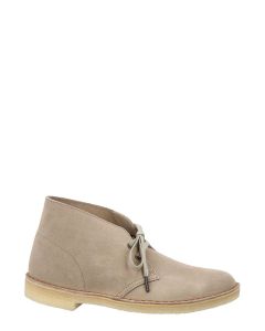 Clarks Round Toe Ankle Desert Boots