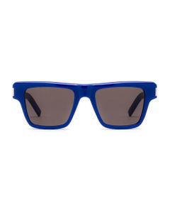 Sl 469 Shiny Solid Electric Blue Sunglasses