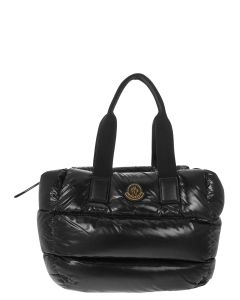 Moncler Logo Patch Padded Top Handle Bag