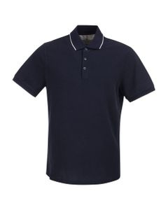 Short-sleeved Cotton Pique Polo Shirt