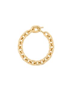 Paco Rabanne Woman's Gold-colored Aluminum Chain Necklace