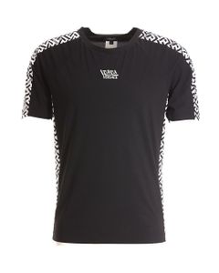 Versace Logo Printed Crewneck T-Shirt