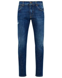 Dolce & Gabbana Distressed Slim-Fit Jeans