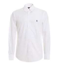 White cotton b/d shirt