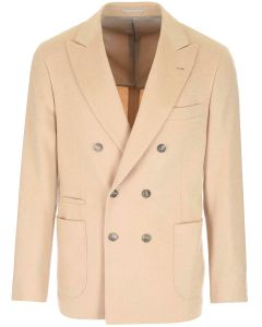 Brunello Cucinelli Button-Detail Tailored Blazer Jacket