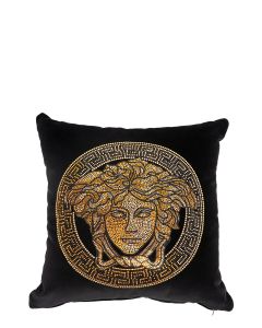 Versace Medusa Embellished Cushion