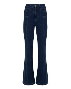 See By Chloé Emily Striped Bootcut Jeans