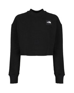 The North Face Logo-Patch Cropped Sweater
