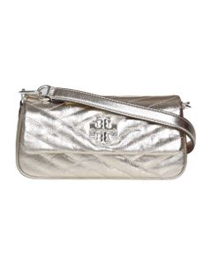 Kira Small Chevron In Laminated Leather With Flap