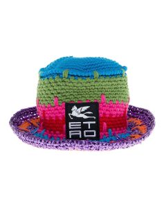 Echo Logo Patch Crochet Bucket Hat