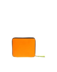 Unisex neon orange wallet