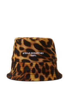 Stella McCartney Leopard Printed Bucket Hat